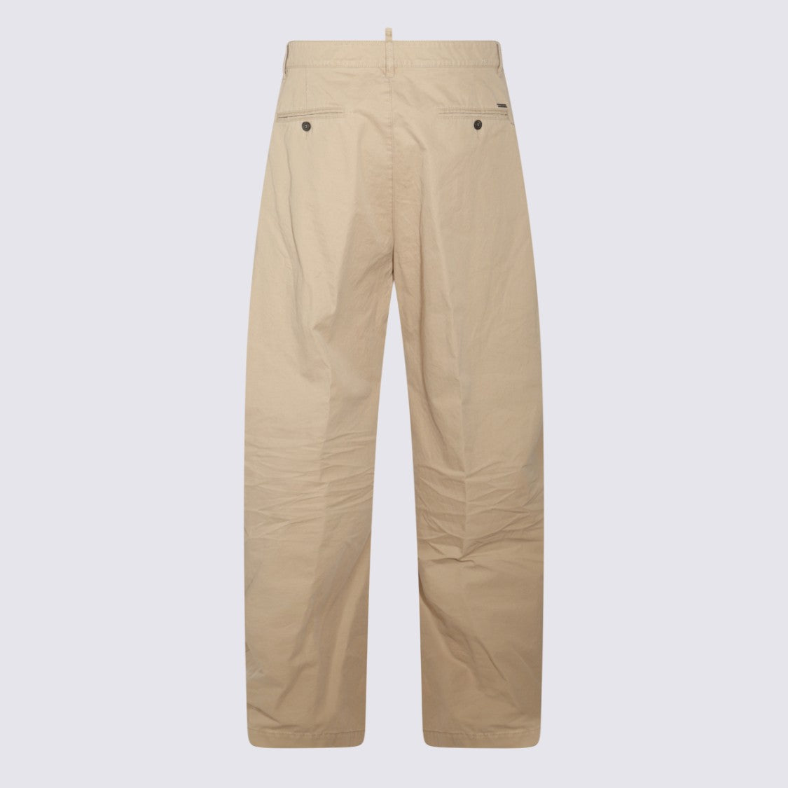 Dsquared2 Straight-Leg Trousers With Distressed Detailing And Button Closure