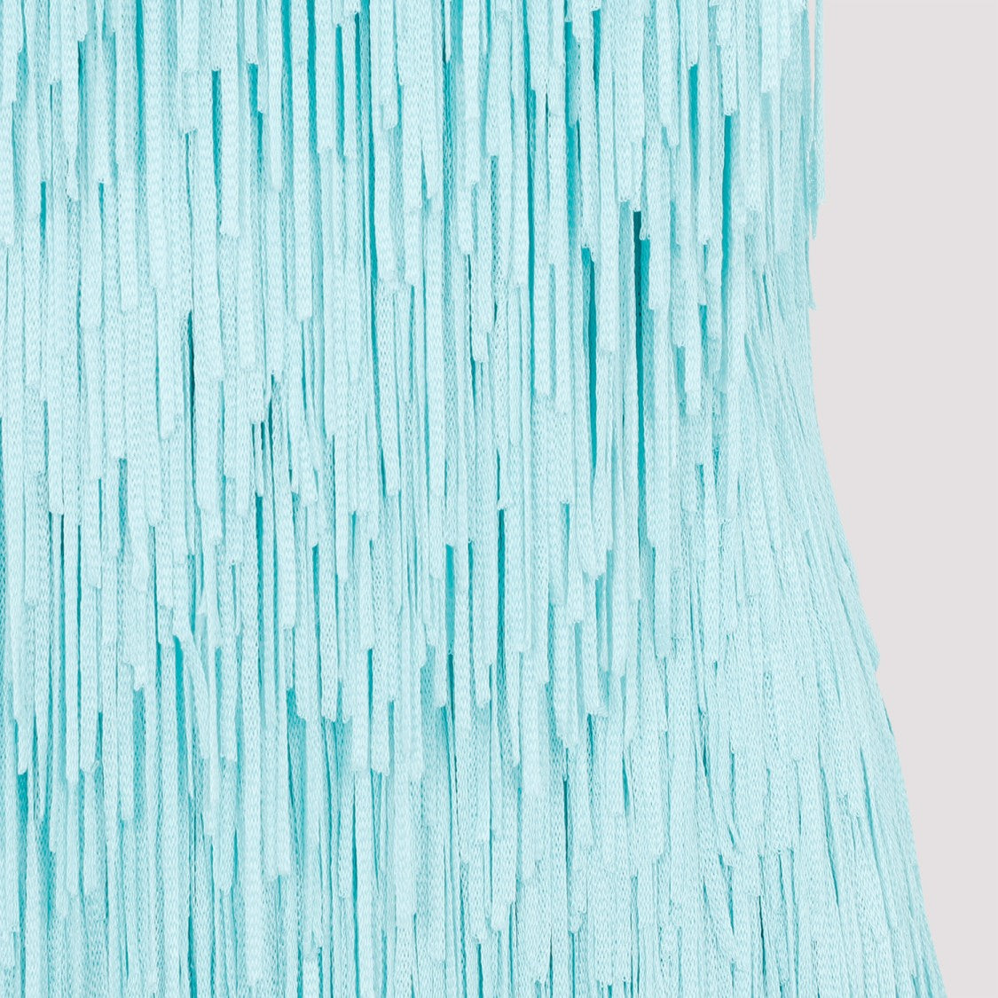 Bottega Veneta Celadon Fringed Midi Dress