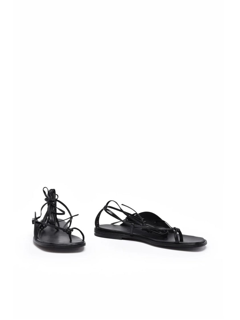 Ferragamo Agena Flip-Flop Sandals - Black