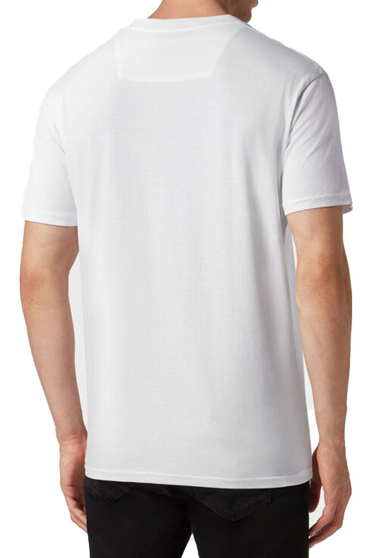 Philipp Plein White Cotton Logo-Print T-Shirt