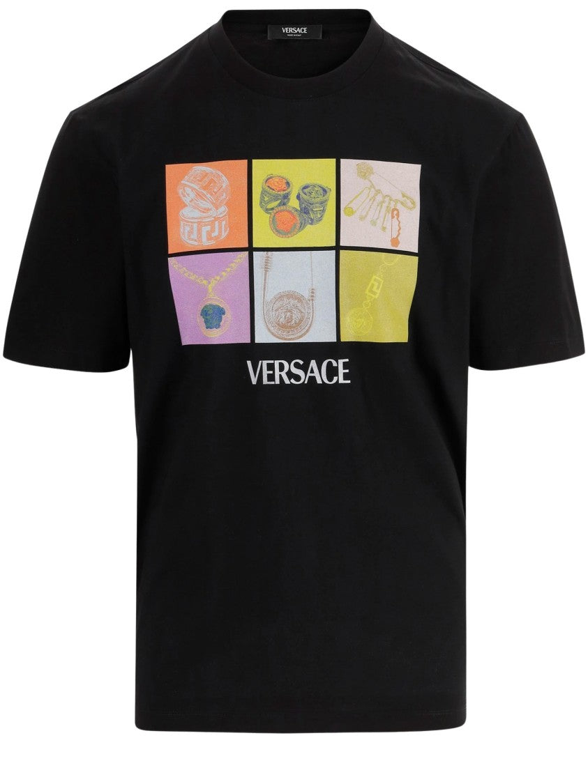 Versace T-Shirt With Front Print