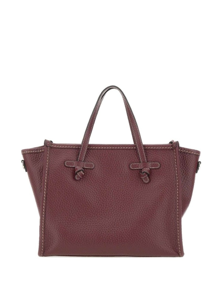 Gianni Chiarini Bordeaux Vitello Leather Shopper Bag