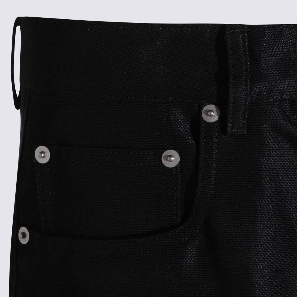 Rick Owens Black Slim Fit Five-Pocket Jeans