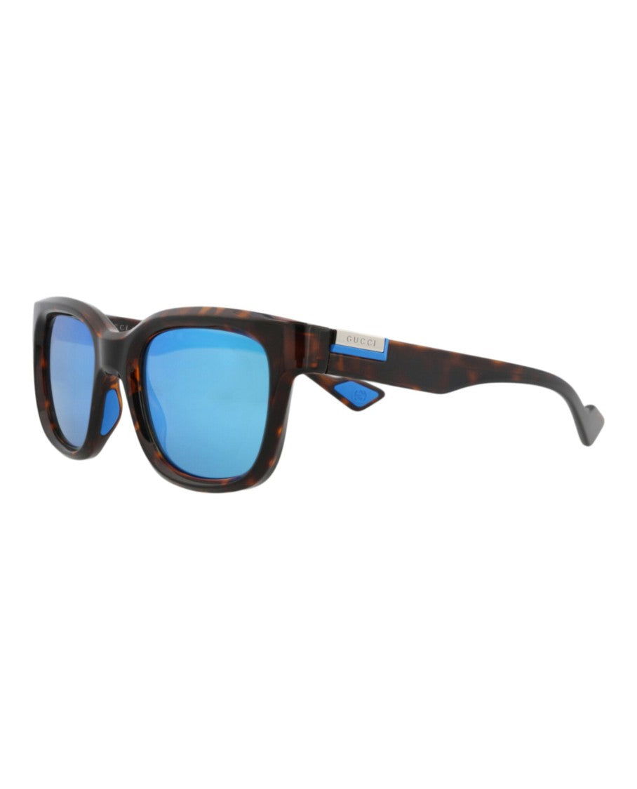 Gucci Square-Frame Injection Sunglasses