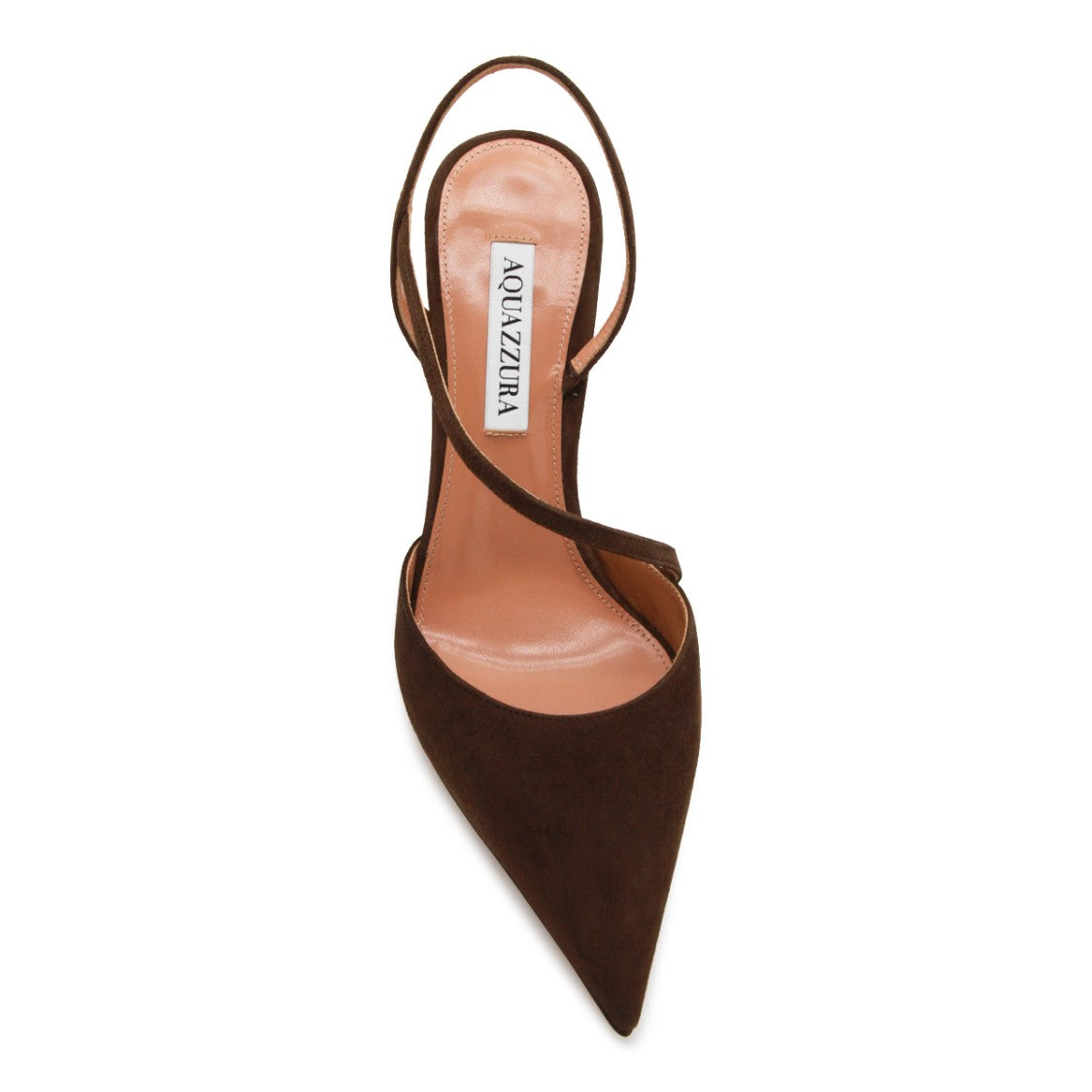 Aquazzura Brown Leather Dinasty Pumps