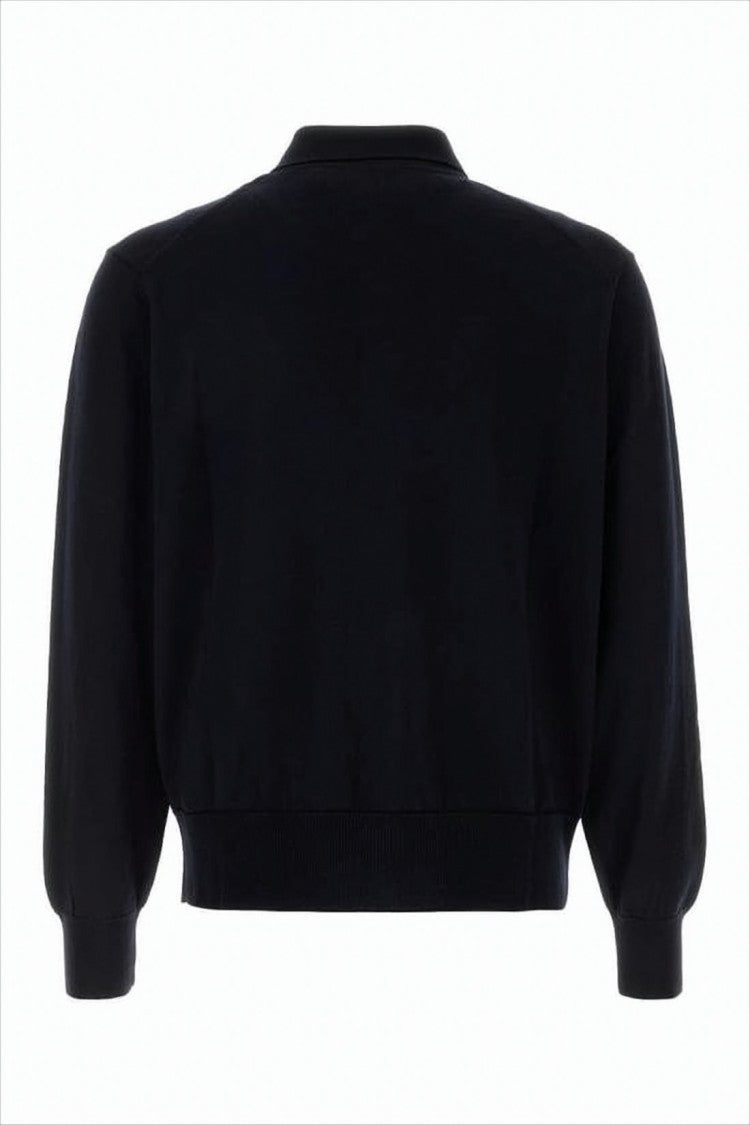 Ami Merino Wool Cardigan With Button-Up Front