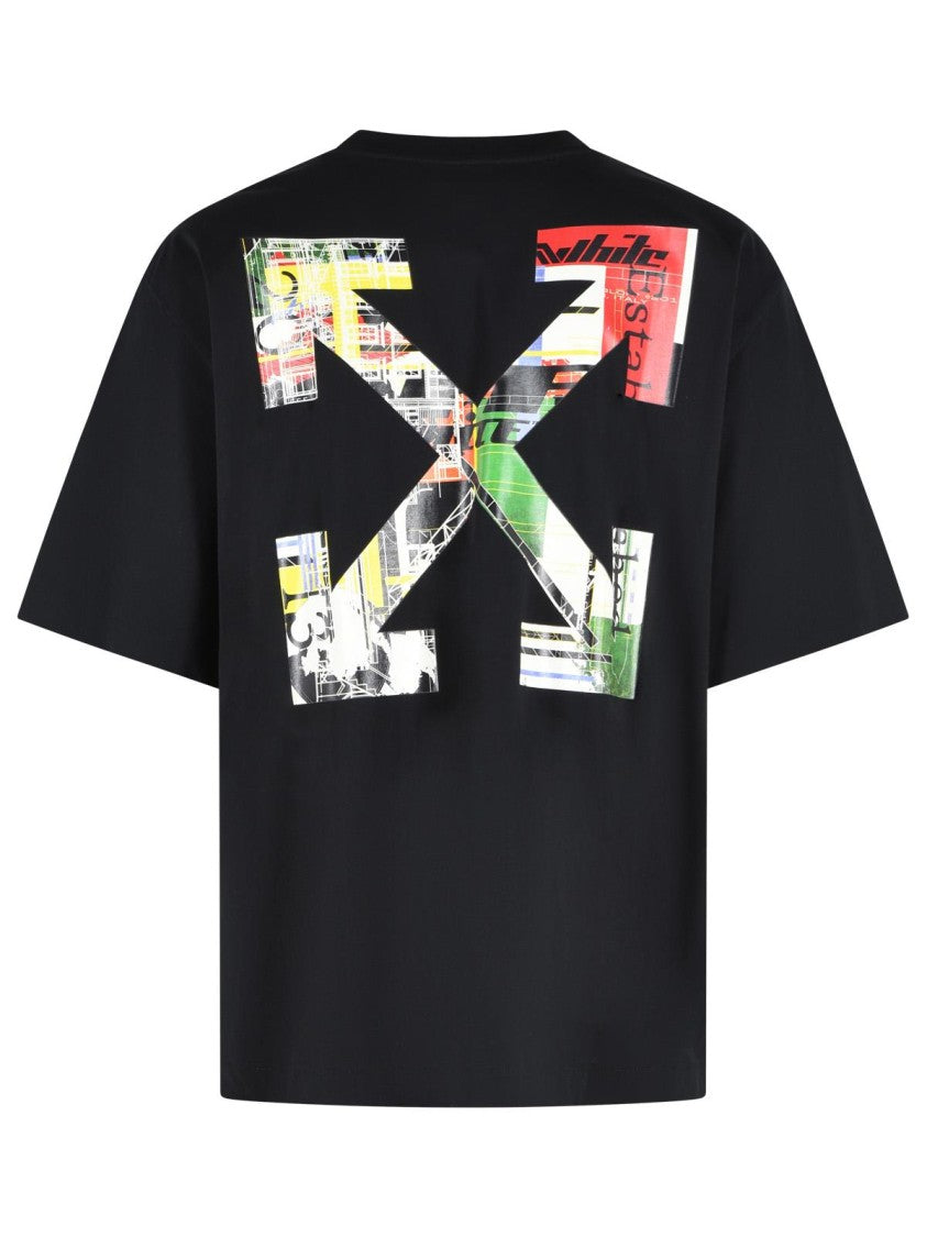 Off-White 'Industrial Arrow' Black Cotton T-Shirt