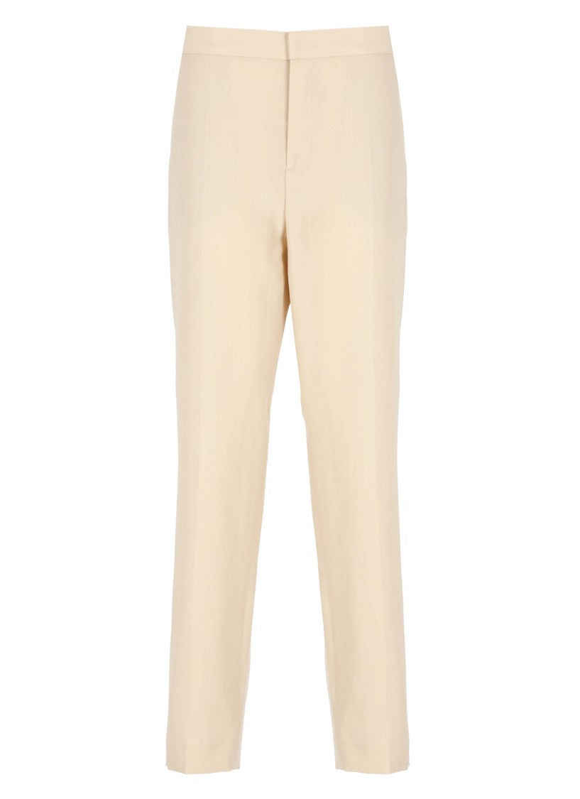 Fabiana Filippi Beige Wool Pants