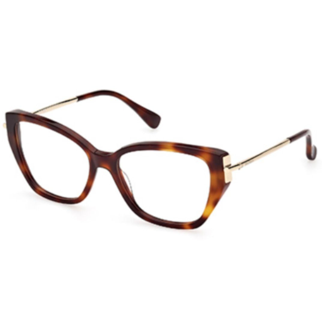 Max Mara Mm5117 Oversized Cat-Eye Tortoiseshell Acetate Eyeglasses
