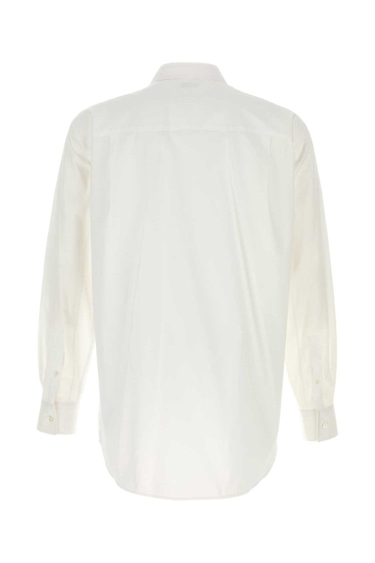 Alexander Mcqueen White Poplin Shirt
