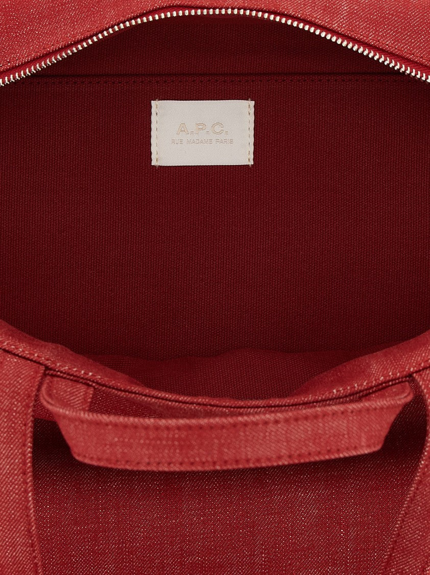 A.P.C. 'Le Drummer Toile' Large Shopping Bag