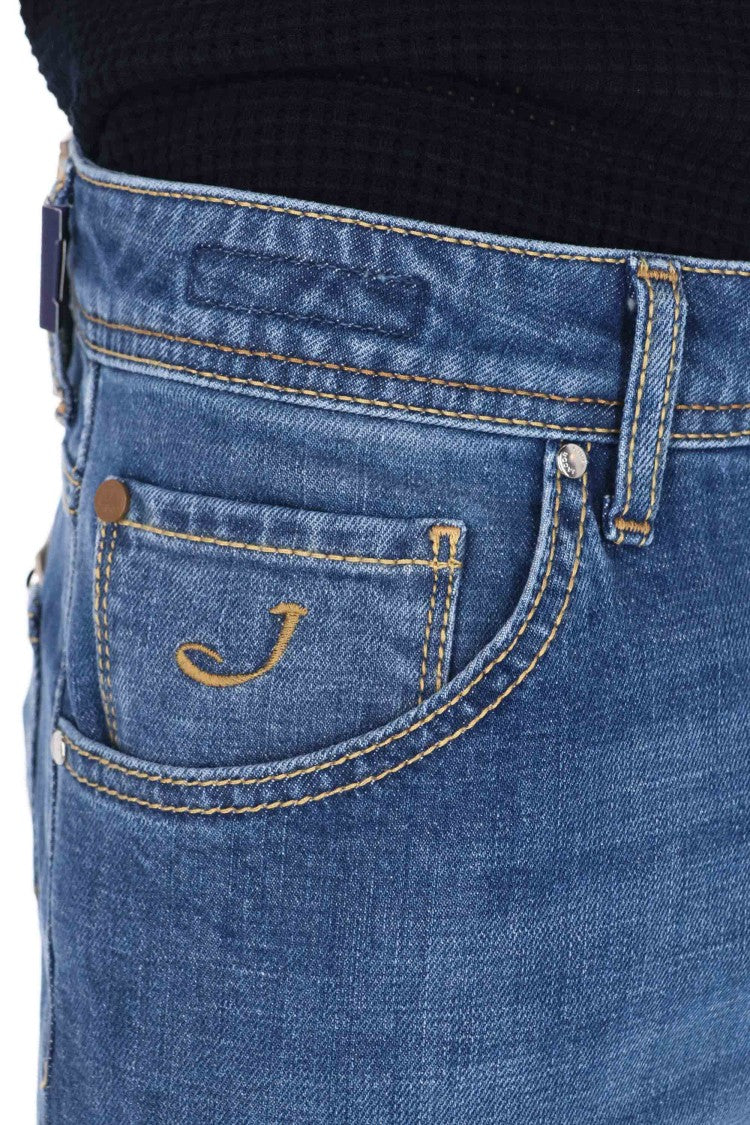 Jacob Cohen Scott Carrot Fit Stretch Denim Jeans