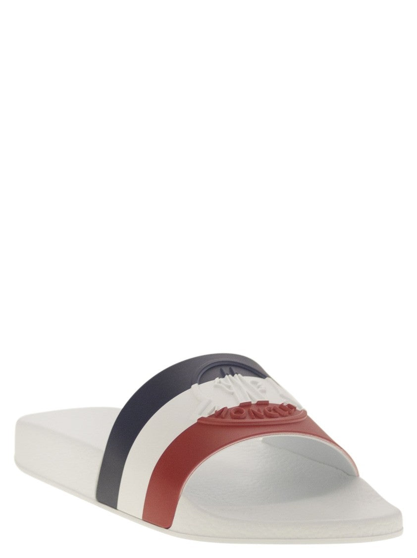 Moncler Basile - Rubber Slides With Logo