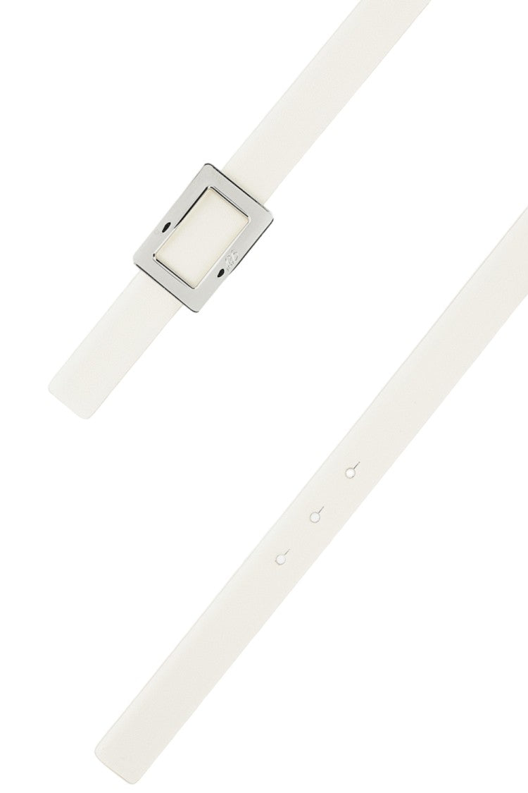 Roger Vivier Sleek Narrow Belt With Distinctive Buckle