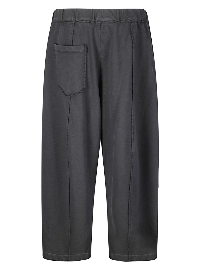 Cini Cropped Cotton Pants With Ballooned Leg