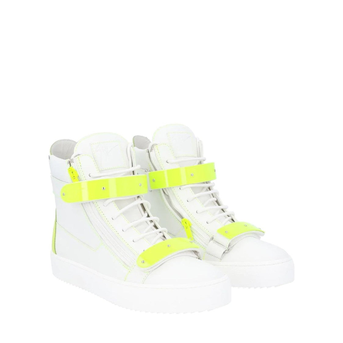 Giuseppe Zanotti White Leather Sneakers