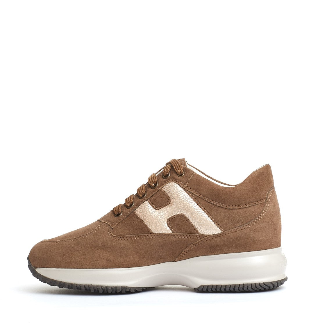 Hogan Interactive Suede Beaver Sneakers