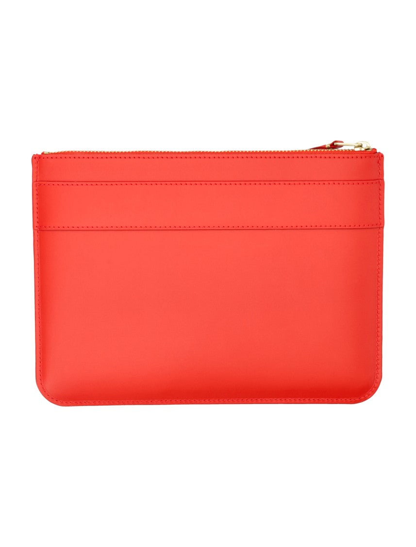 Comme Des Garçons Structured Bow Detail Red Pouch