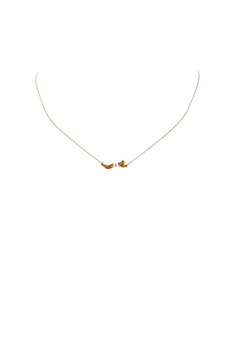 Aliita Nadadora Rayada Sky Blue Necklace