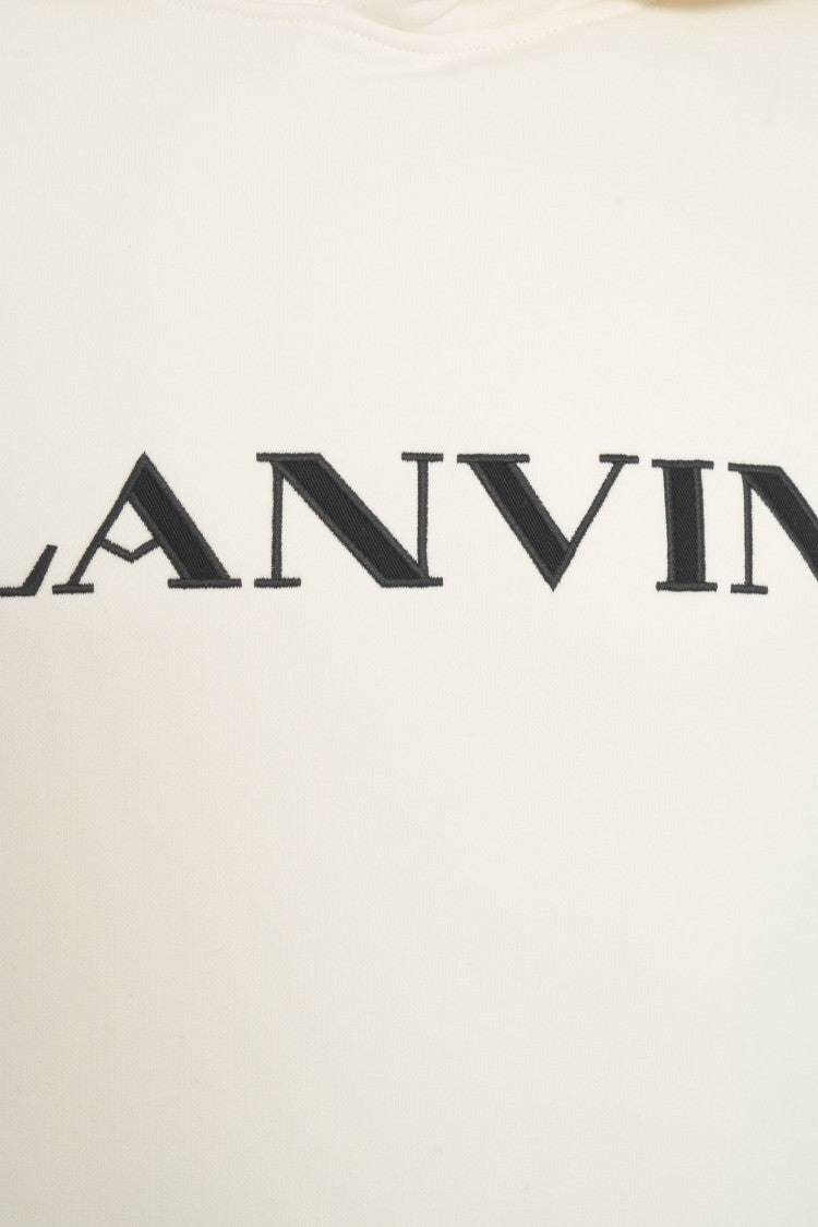 Lanvin Sweatshirt With Hood And Logo Print