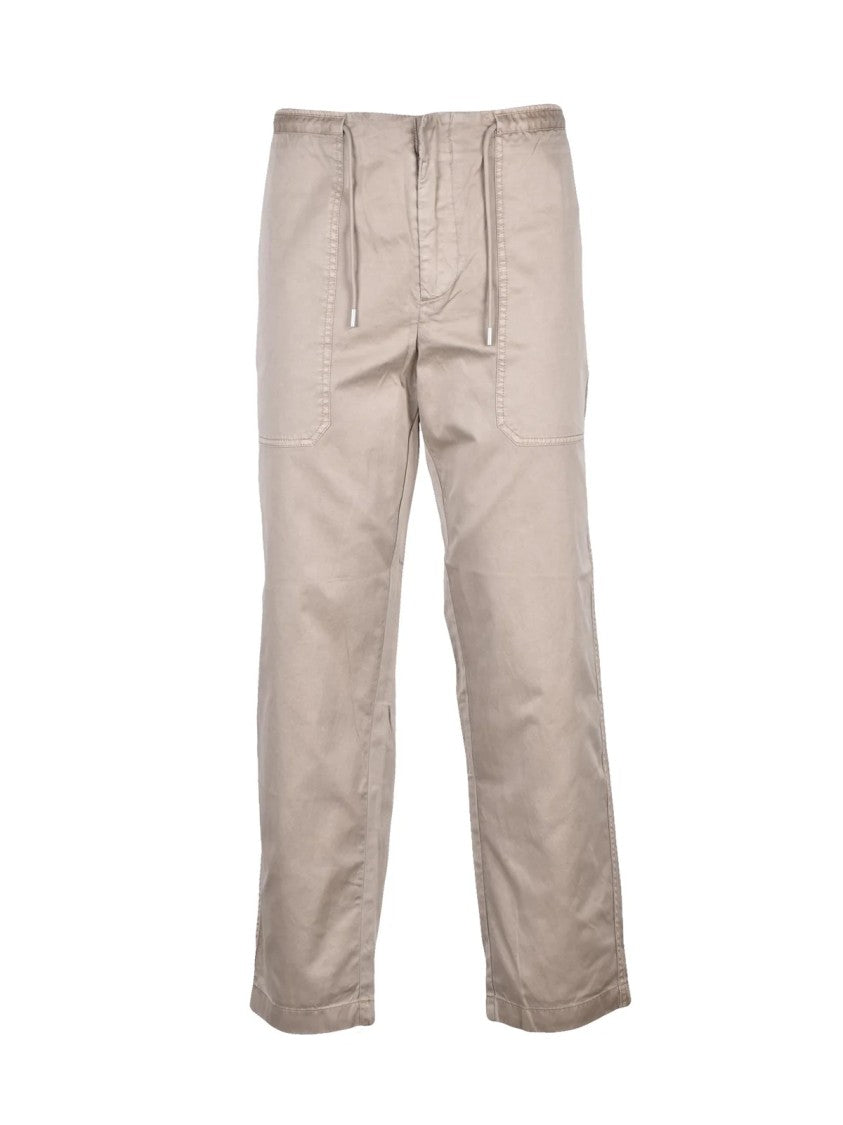 Replay Straight-Leg Cotton Pants