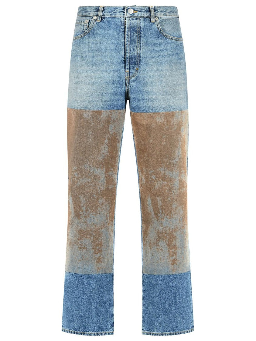 Maison Margiela Blue Cotton Jeans