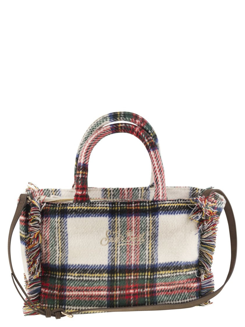 Mc2 Saint Barth Colette - Wool-Effect Bag With Logo