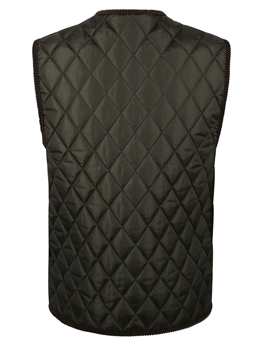 Burberry Diamond Quilted Sleeveless Coat