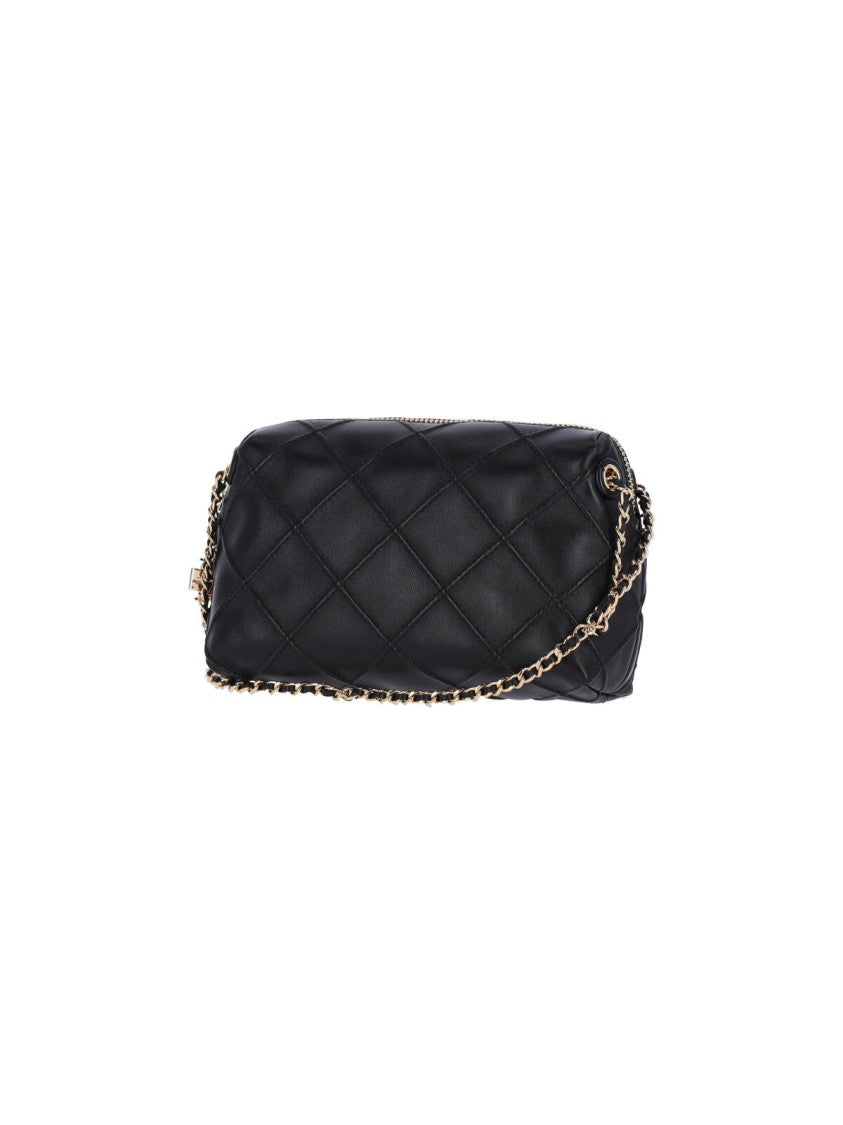 Tory Burch Mini Shoulder Bag "Fleming" – Black