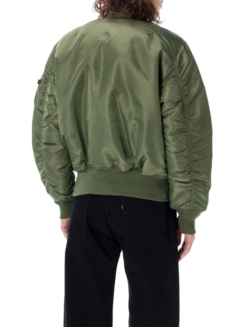 Alpha Industries Ma-1 Reversible Green Bomber Jacket