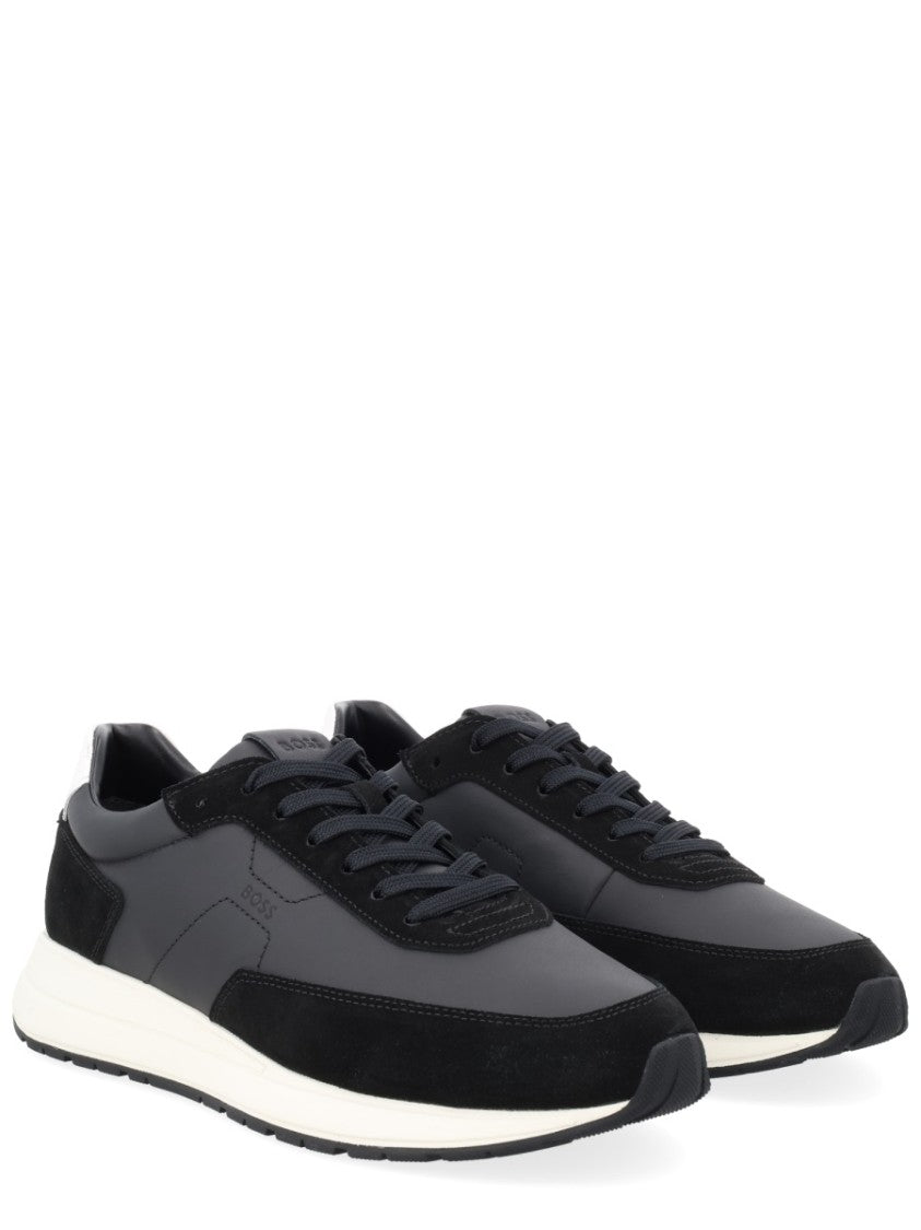 Boss Vinston Smooth Suede Low Sneakers