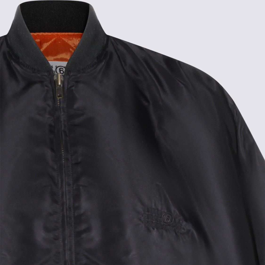 Mm6 By Maison Margiela Tailored Black Jacket With Classic Collar