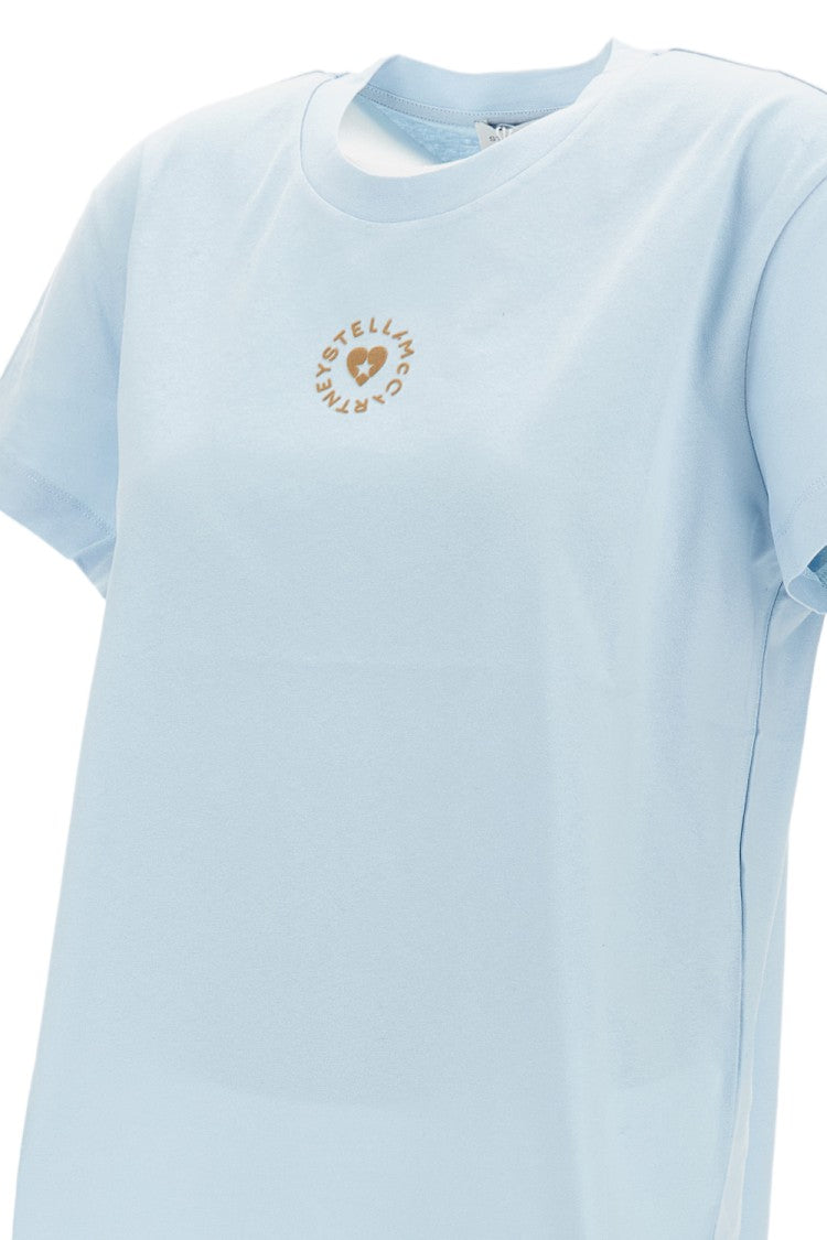 Stella Mccartney Mini Heart Print Oversized T-Shirt