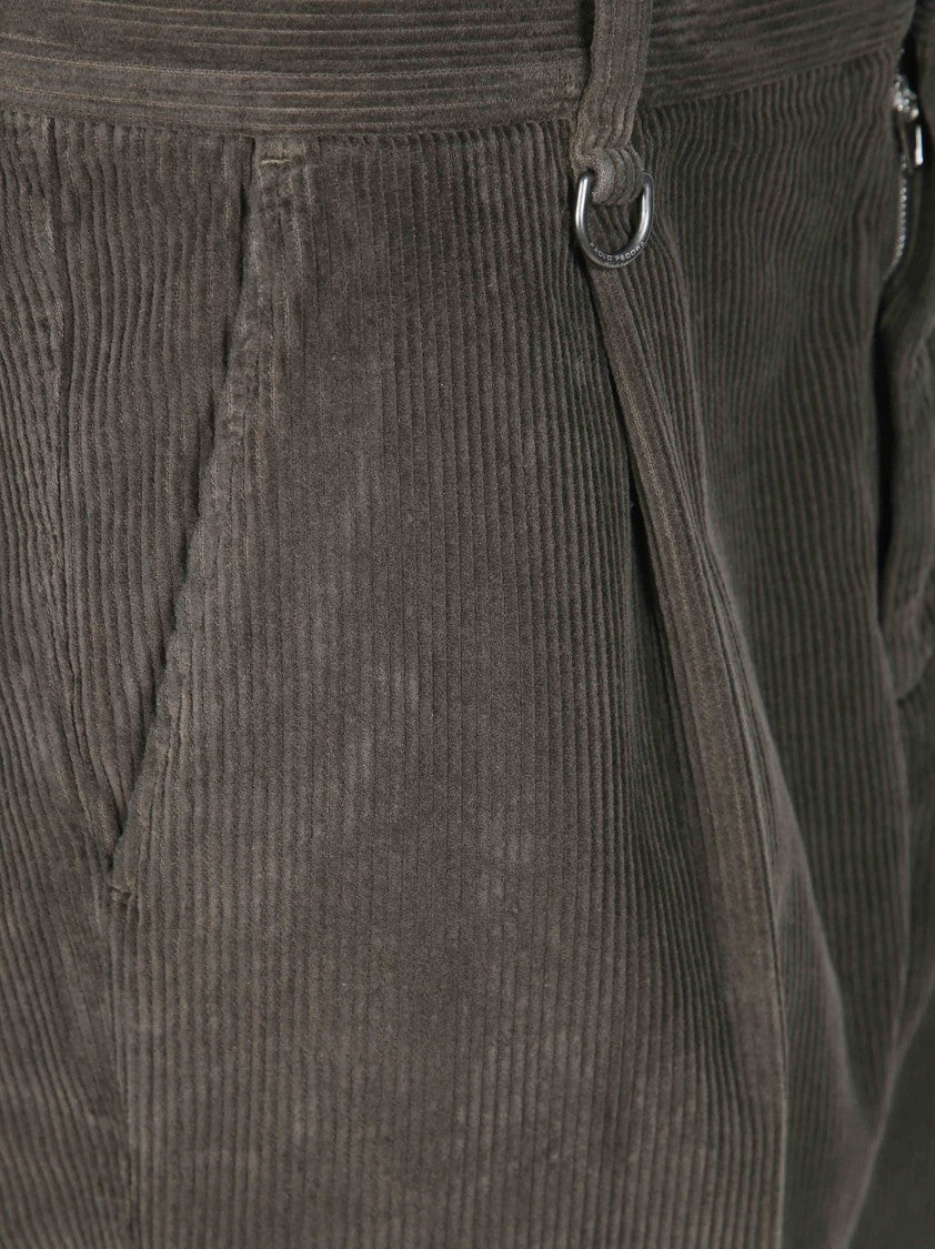 Paolo Pecora Pantalone Tessuto Chino Corduroy Chino Pants