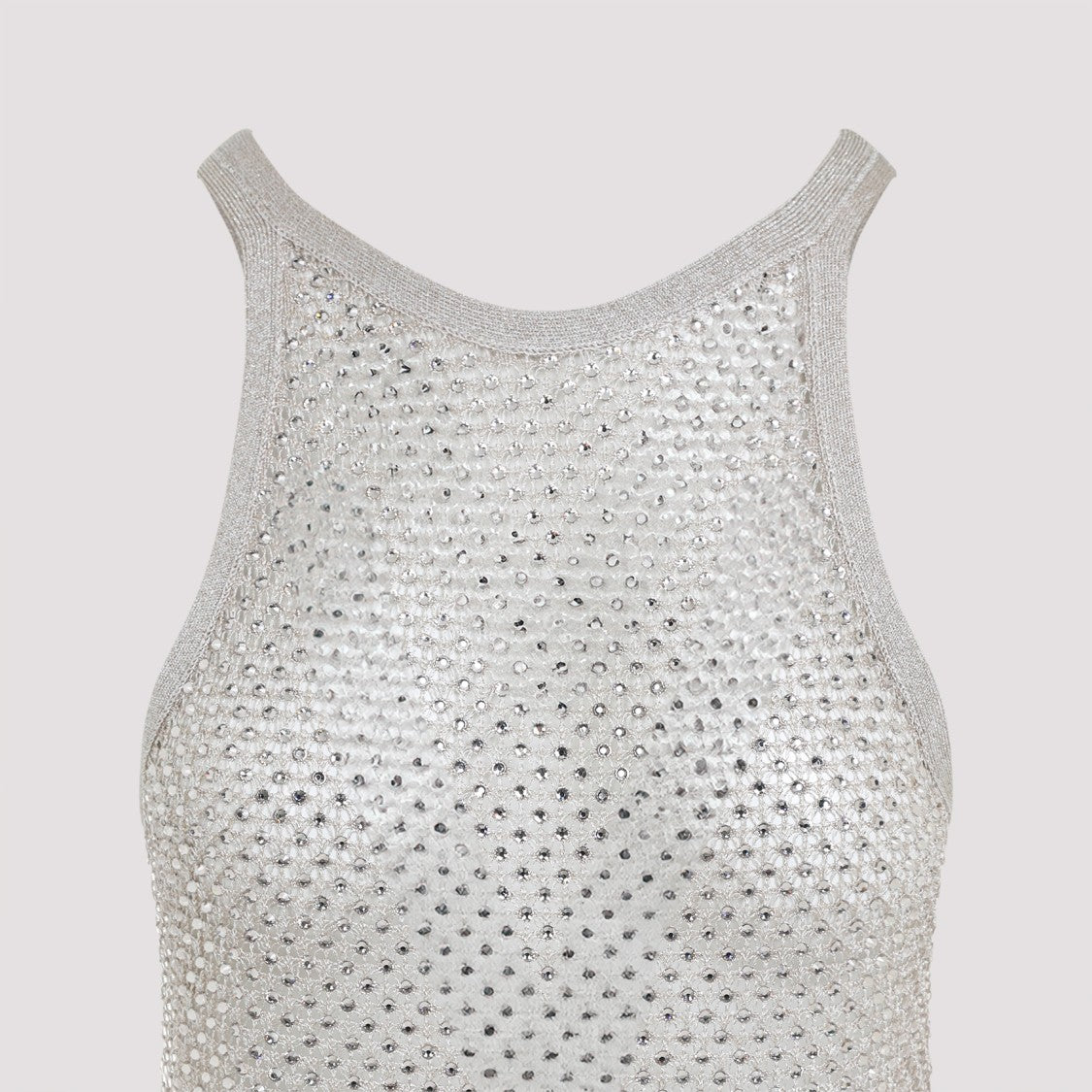 Tom Ford Lurex Knit Beige Viscose Top