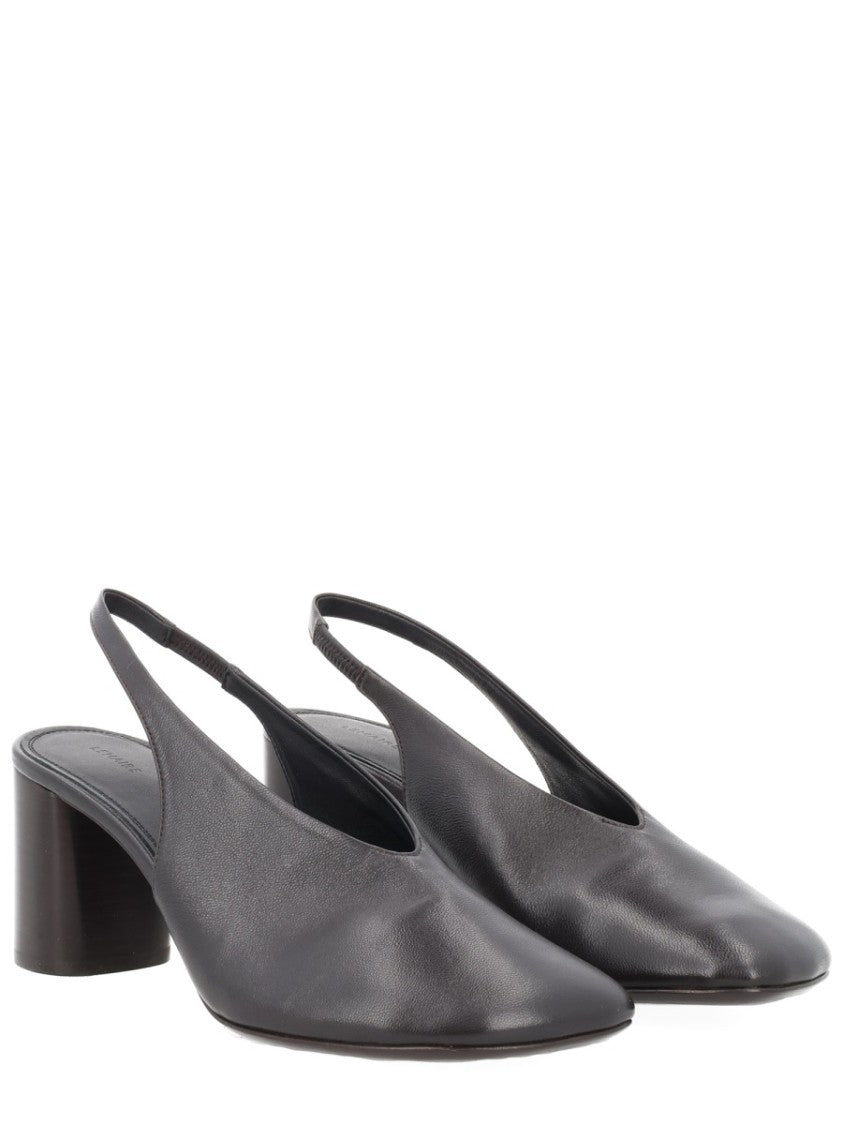 Lemaire Neutral Glove Rounded Toe Leather Pumps