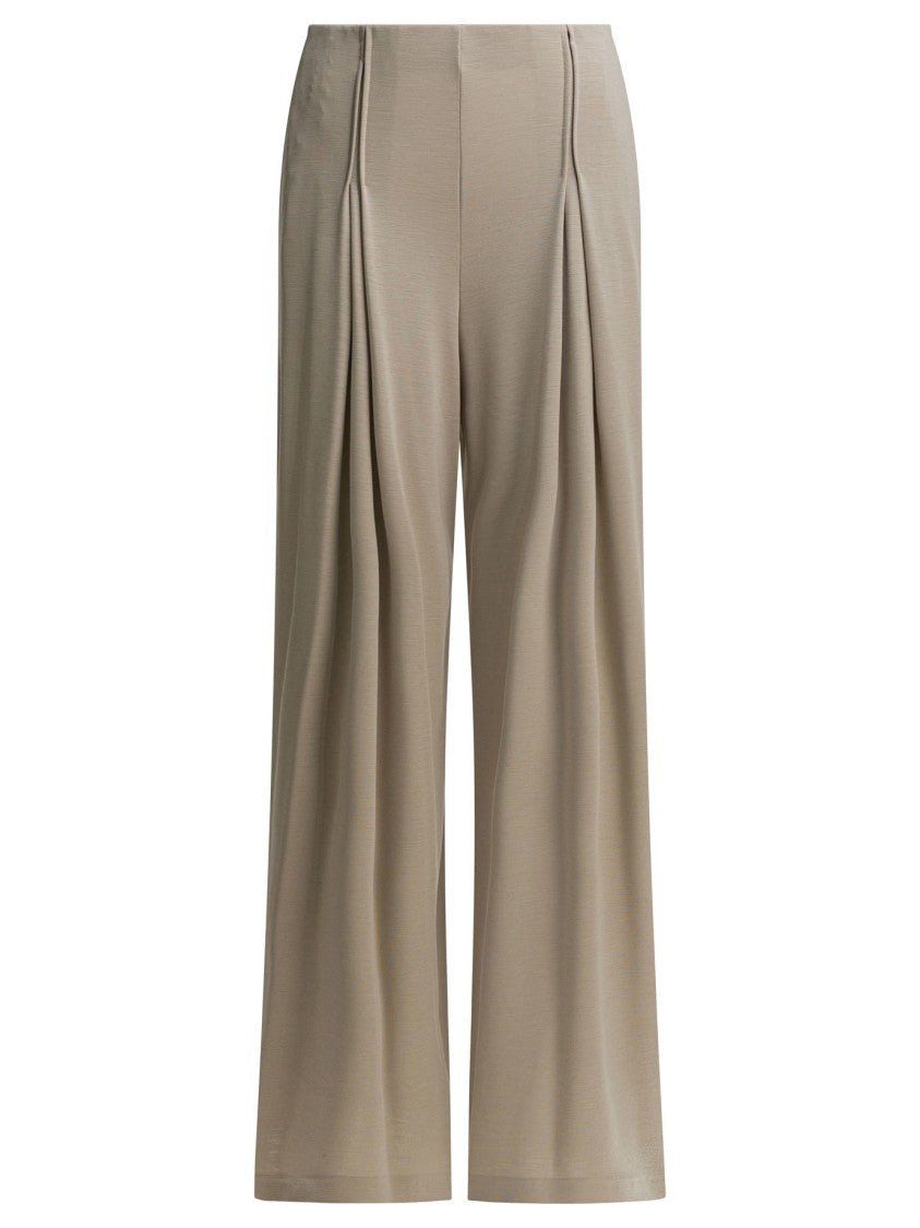 Max Mara Wide-Leg Cropped Trousers With Tailored Finish