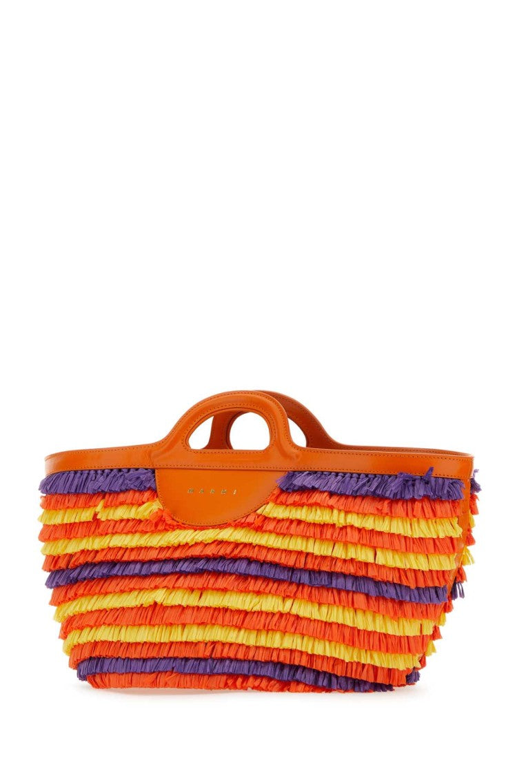 Marni Multicolor Fabric Tropicalia Summer Handbag