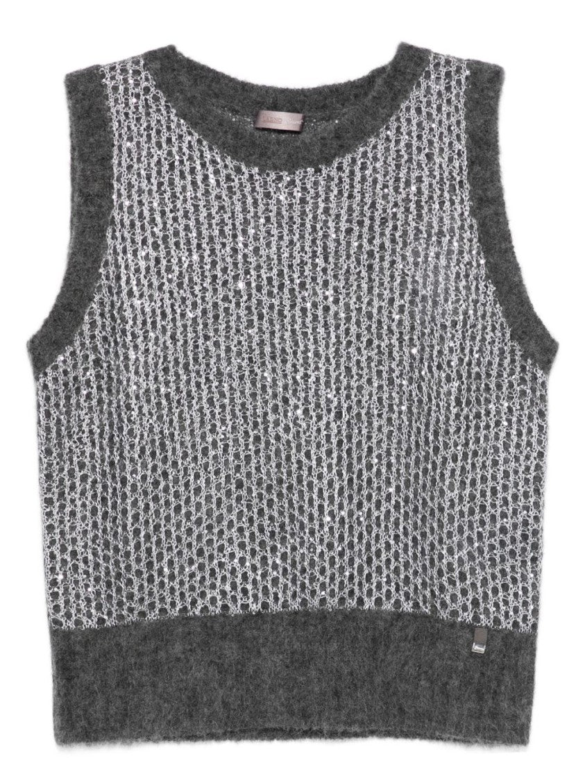 Herno Textured Knit Sweater In Alpaca Blend