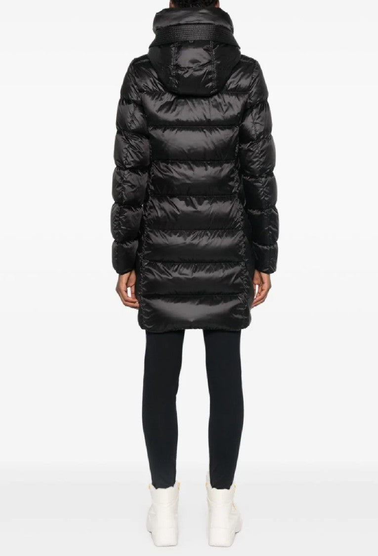 Parajumpers Puffer Coat With Quilted Design And Logo Detail