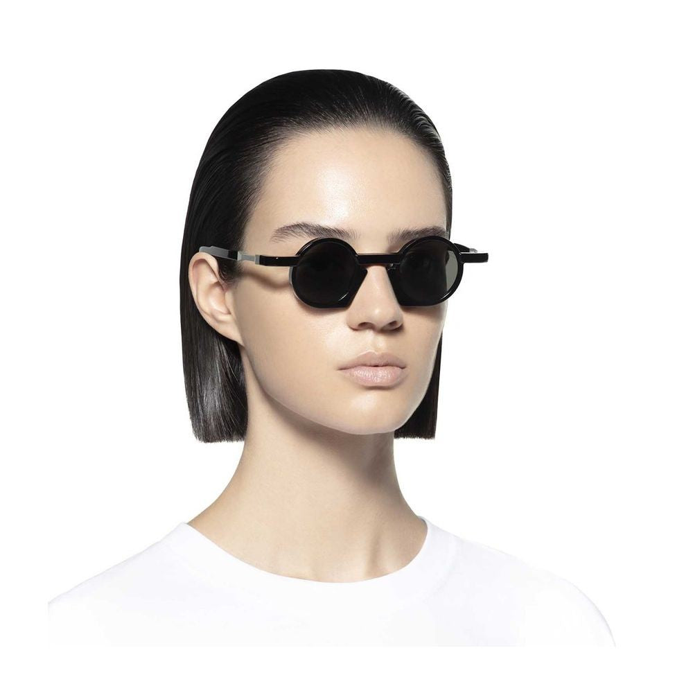 Vava Bl0043 Black Label Architectural Round Sunglasses