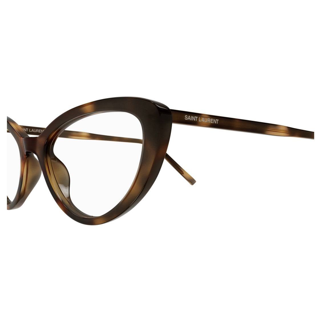 Saint Laurent Sl 777 Bold Cat-Eye Sunglasses In Tortoiseshell