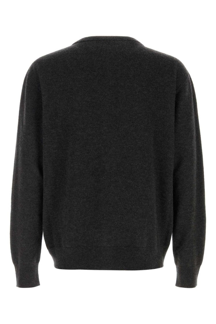 The Row Graphite Cashmere Blend Danube Cardigan