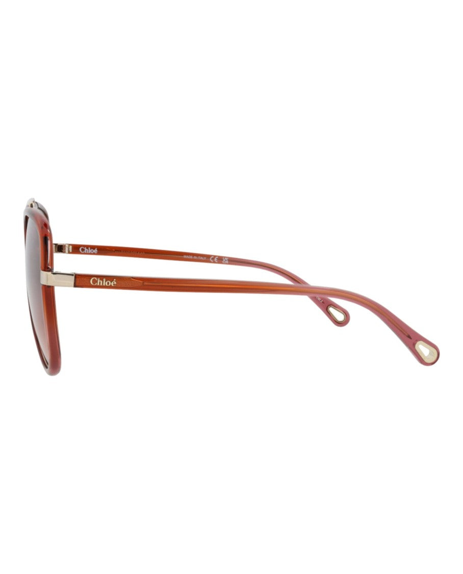 Chloé Aviator-Frame Bio Injection Sunglasses