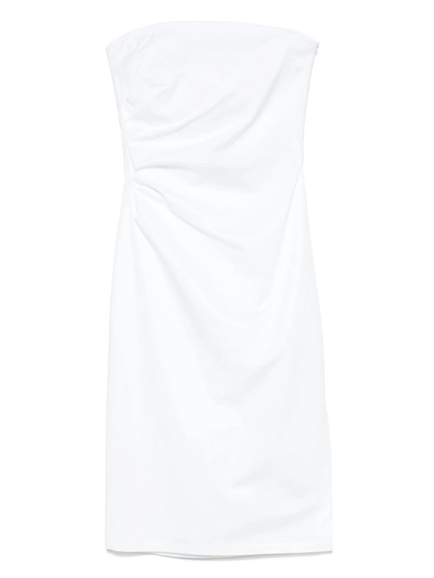 Max Mara Sleek Strapless Midi Dress