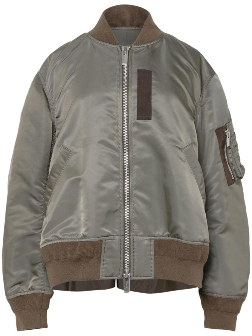 Sacai Nylon Twill Blouson With Minimalist Design