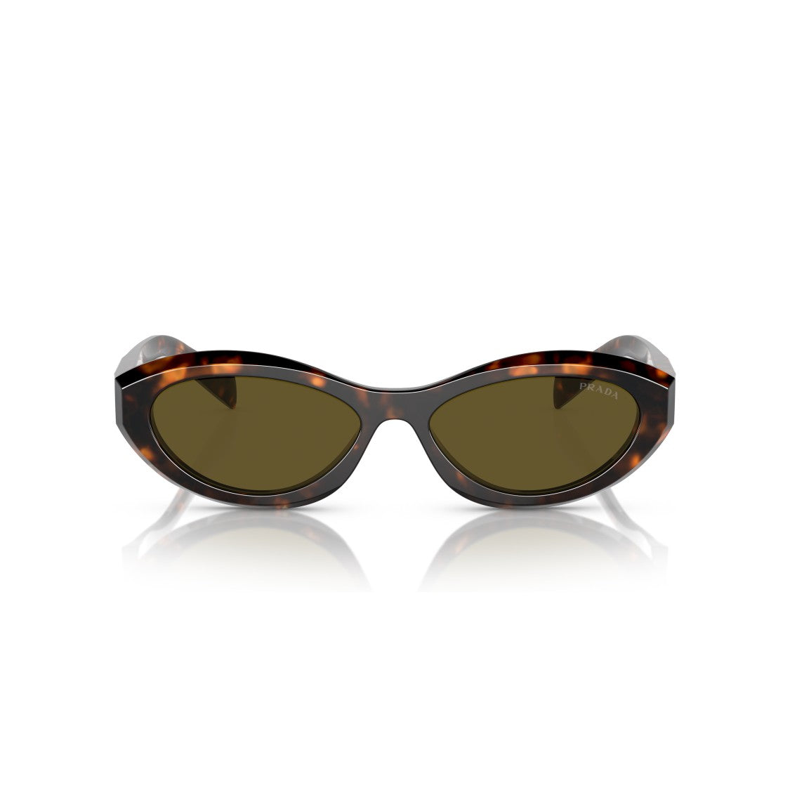 Prada 0Pr 26Zs Oval Tortoiseshell Sunglasses