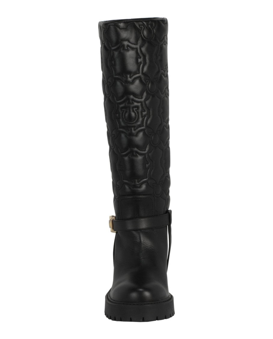 Ferragamo Shiran Knee-High Leather Boot