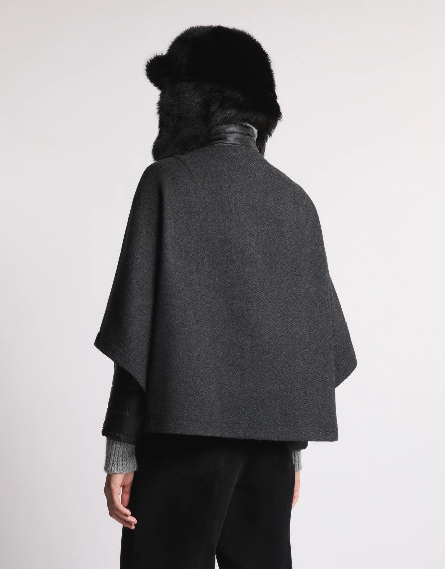 Fay Double-Face Wool Cape