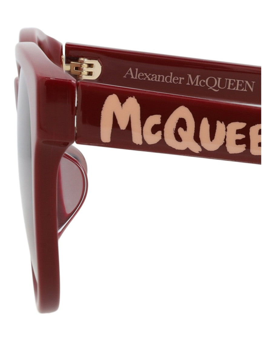 Alexander Mcqueen Round-Frame Acetate Sunglasses